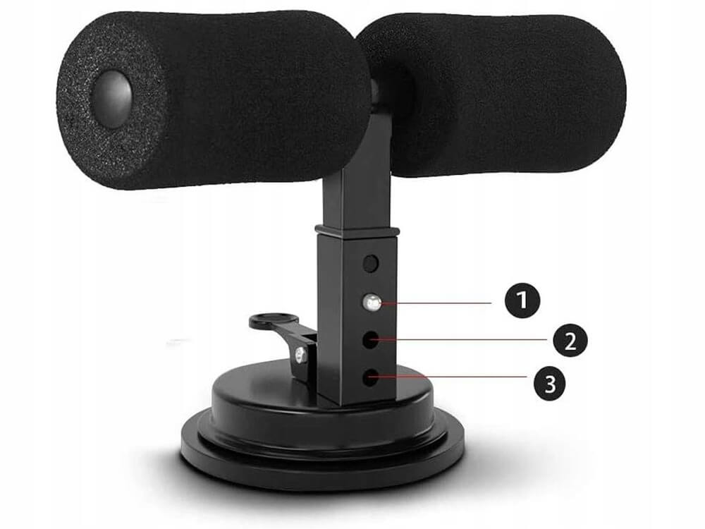 treniruoklis sportui namuose tvirtinti prie grindų siurbtuku