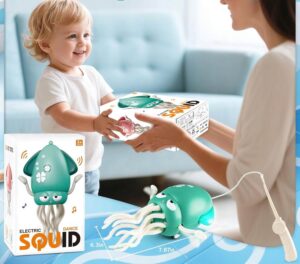 Interaktyvus muzikinis šokantis aštuonkojis vaikams