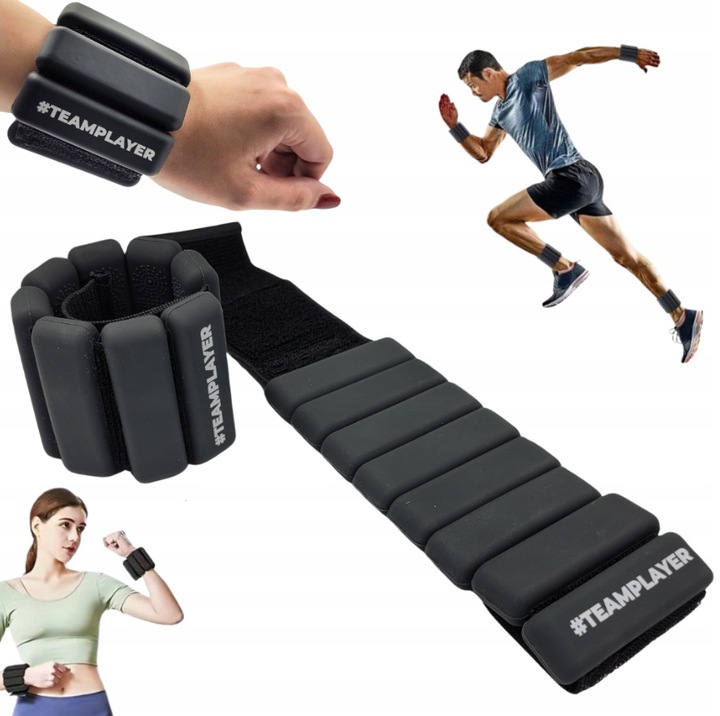 Reguliuojama riešo apyrankė su svoriu (2 vnt.) | FITILIFT