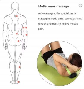 Masažinis kamuoliukas TIGUAR Duo Ball 16/8cm