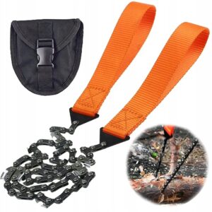 Nešiojamas grandininis rankinis pjūklas su rankenomis – greitas ir patikimas pjovimas bet kur