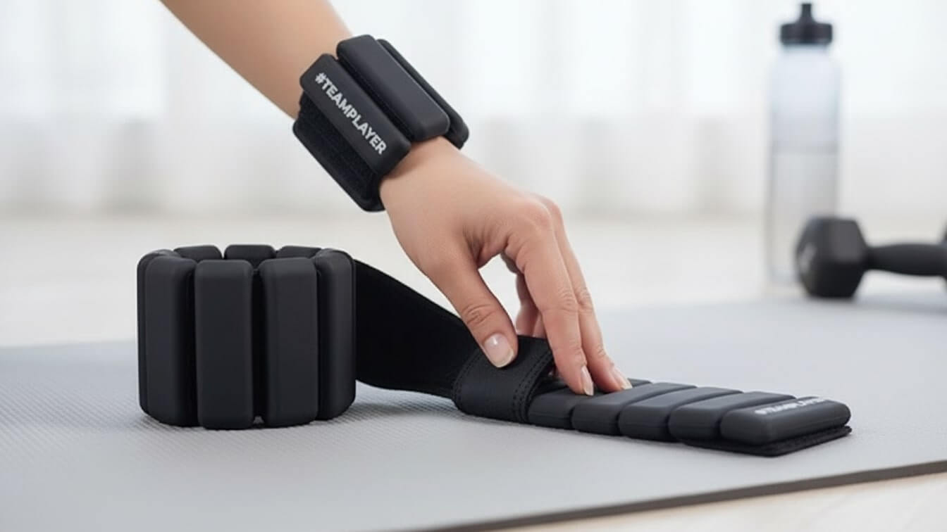 Riešo svareliai kulkšnies svoriai apyrankės moterims Vyrams Reguliuojamos patvarios apyrankės Pilateso treniruotėms