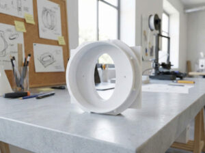 Priglaistoma detalė dūmų jutikliui