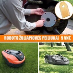 Peiliukų Komplektas Vejos Robotams, 9 vnt. kaina internetu