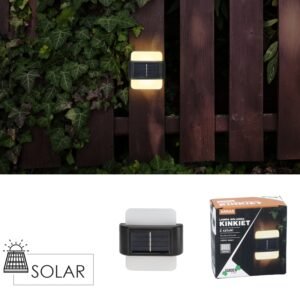 2 vnt. saulės energija įkraunami sieniniai šviestuvai kaina internetu