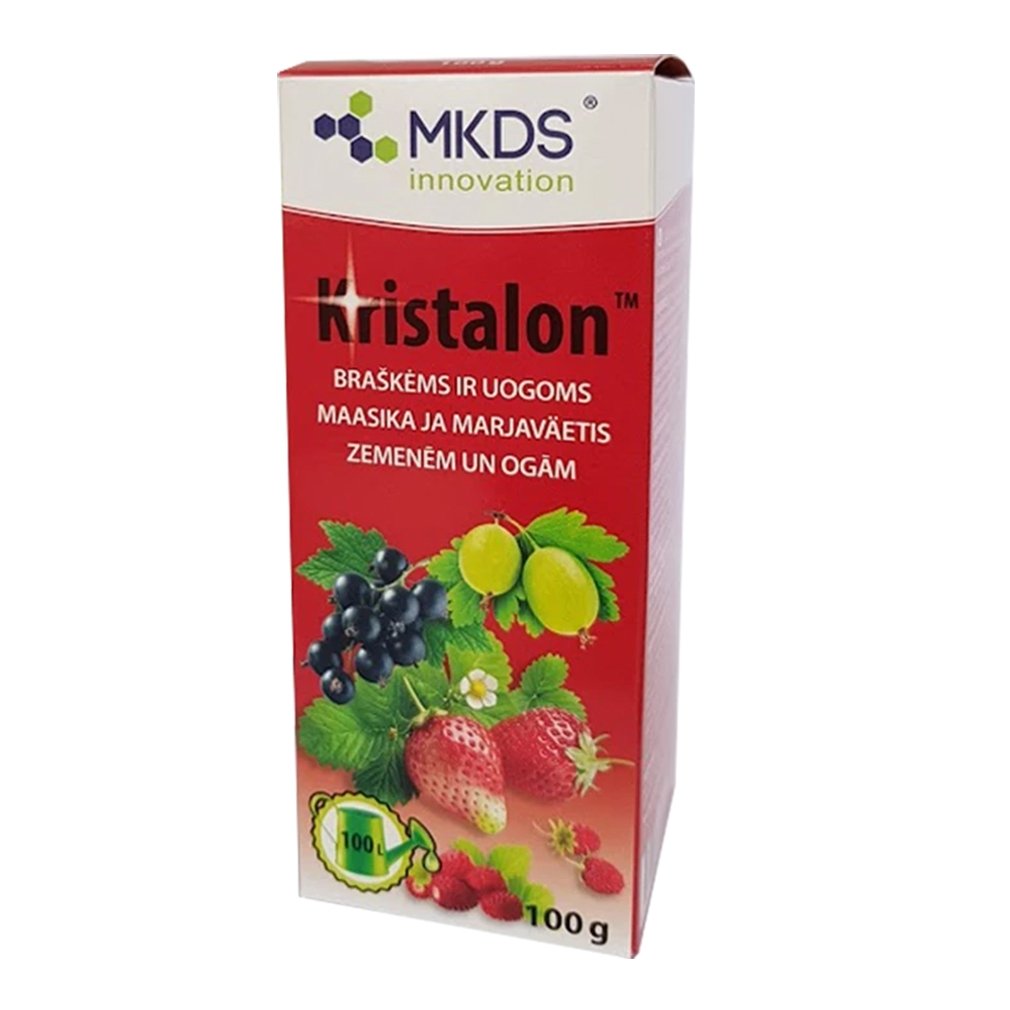 Kristalon raudonas, trąšos braškėms ir uoginiams augalams, 100 g kaina internetu