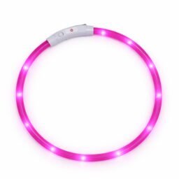 LED antkaklis (Rožinė) kaina internetu