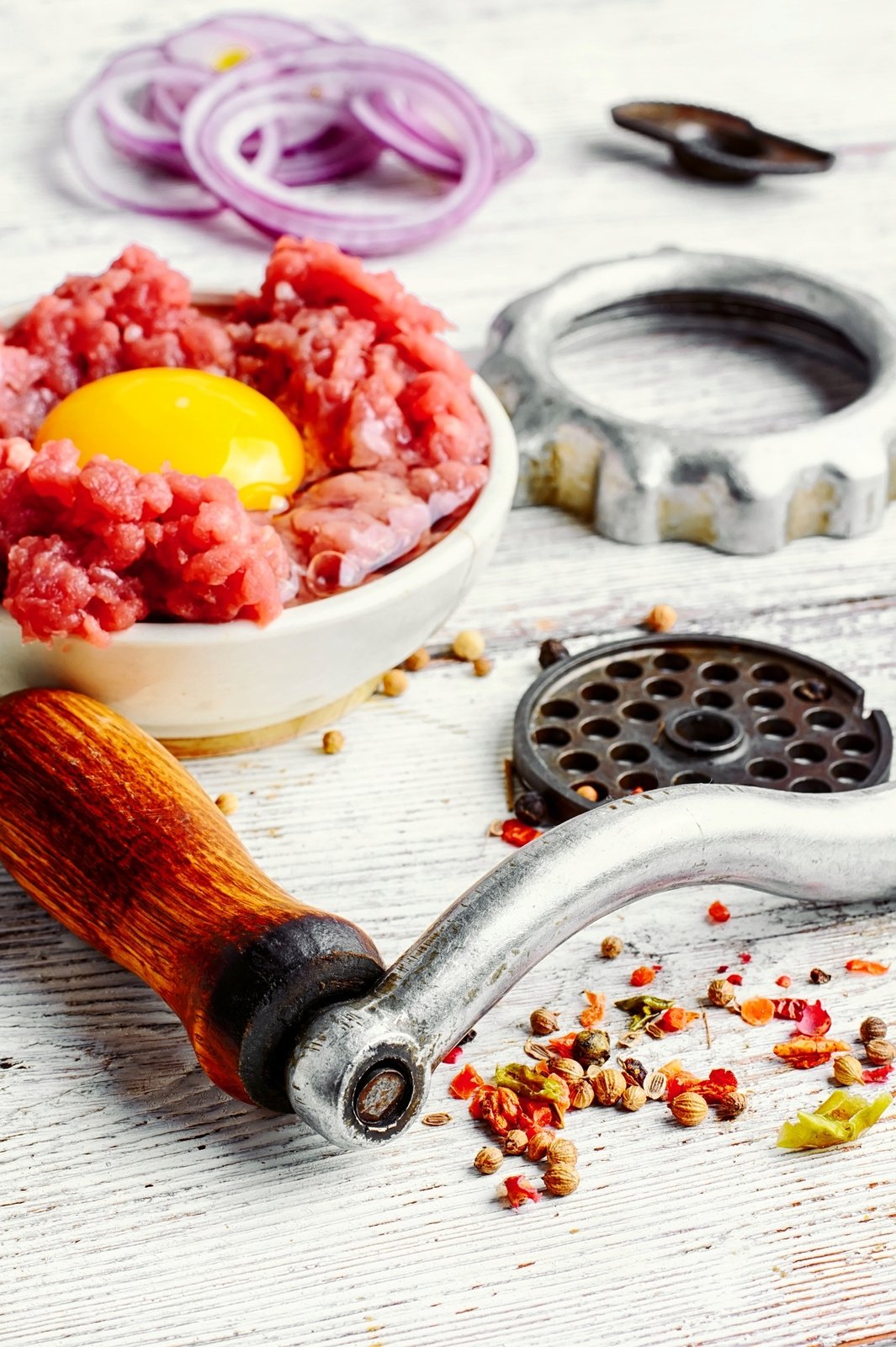 Rankinė mėsmalė Nr. 32, ketaus, 6,9 kg kaina internetu