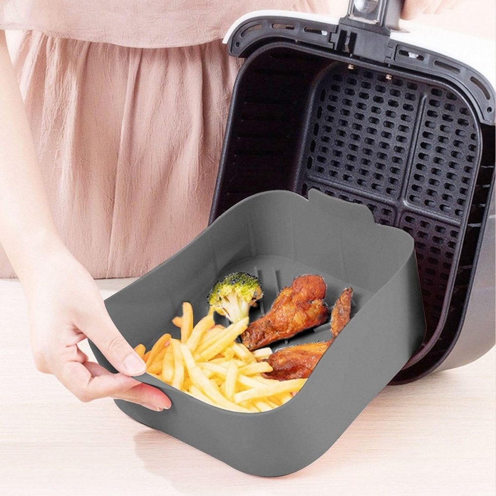 Silikoninė kepimo karšto oro gruzdintuvėms 15,5 × 15,5 × 5 cm (137 g) kaina internetu