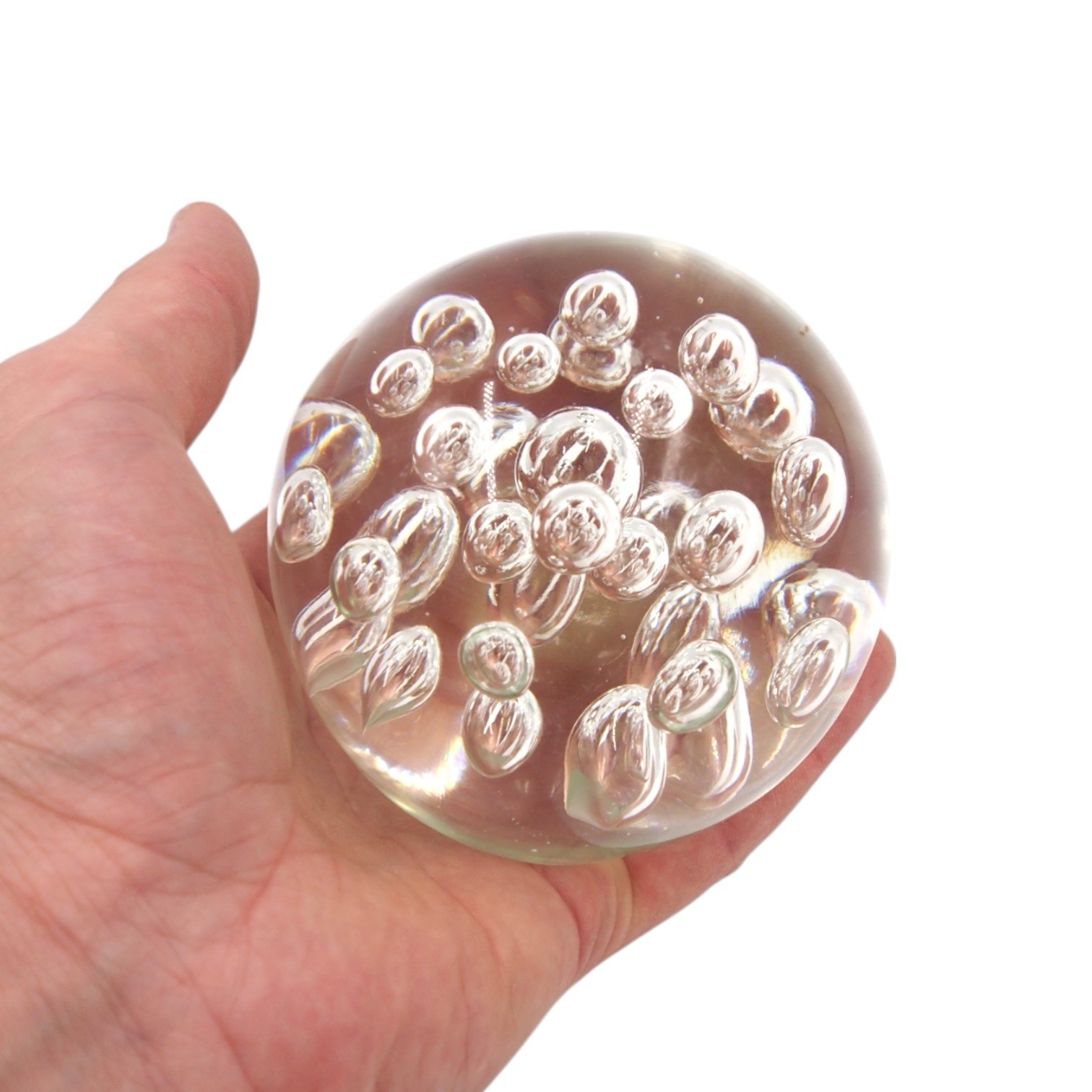 Stiklinė dekoracija „Burbulų gaublys“ – 9×9 cm kaina internetu