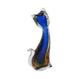Stiklinė skulptūrėlė – katinas, 11×26 cm kaina internetu