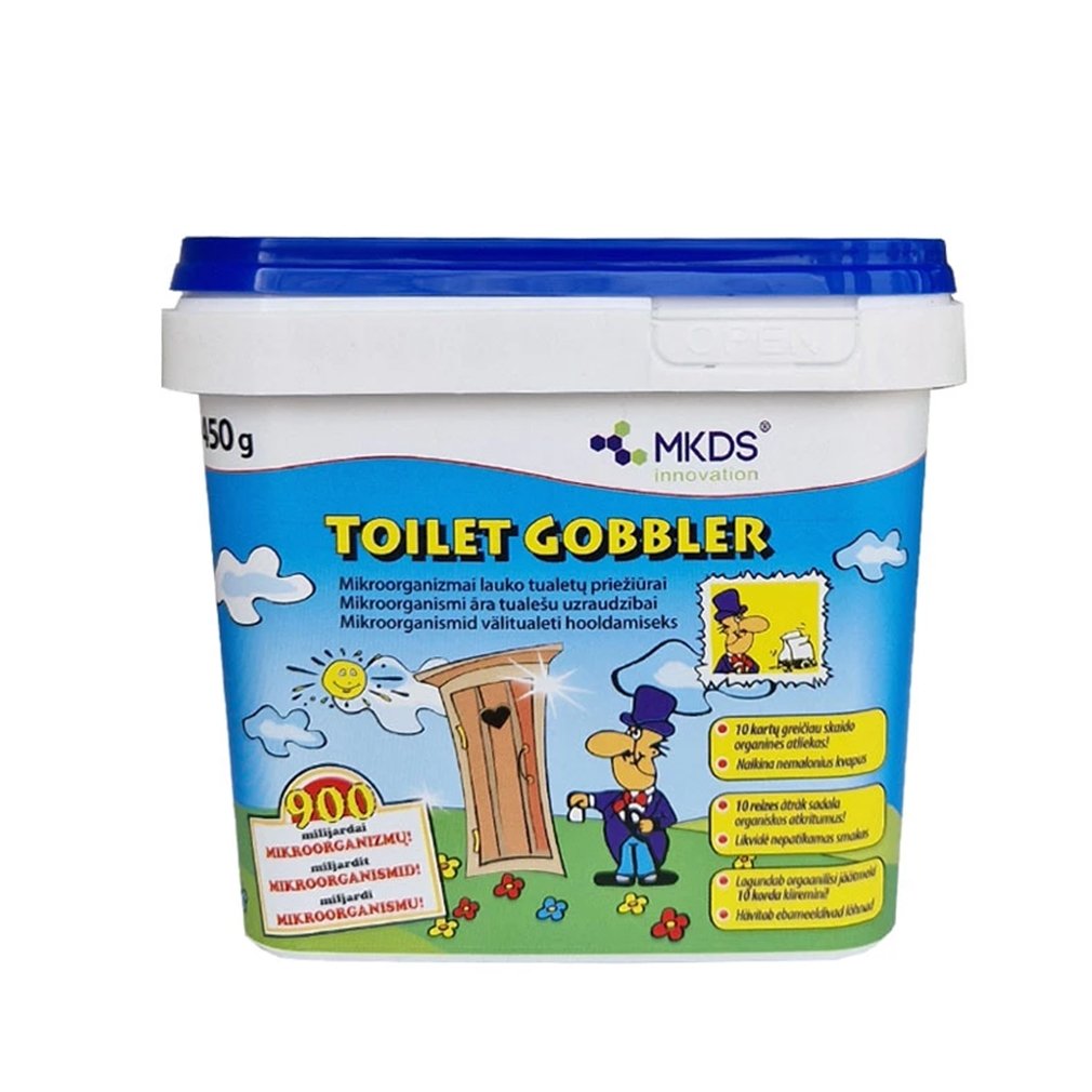 Toilet Gobbler bakterijos lauko tualetų priežiūrai, 450 g kaina internetu