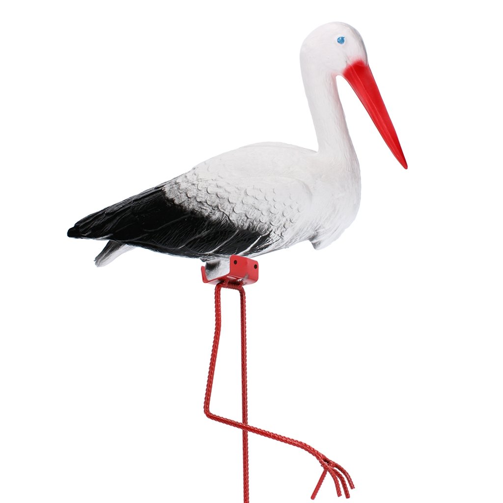 Didelis dekoratyvinis gandras sodui – 83 cm kaina internetu